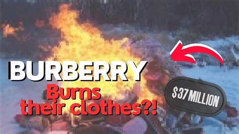 burberry burning clothes
